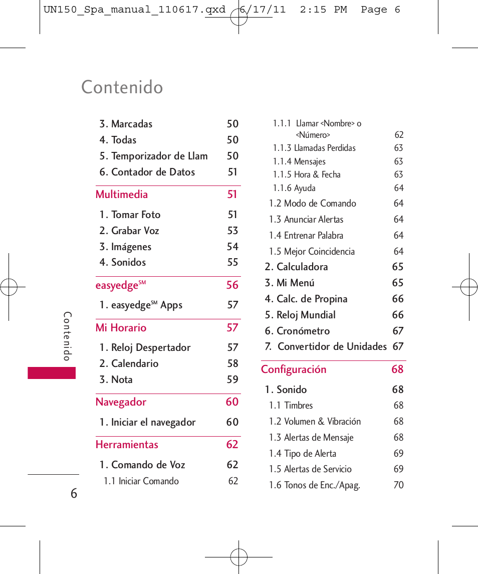 LG LGUN150 User Manual | Page 130 / 252