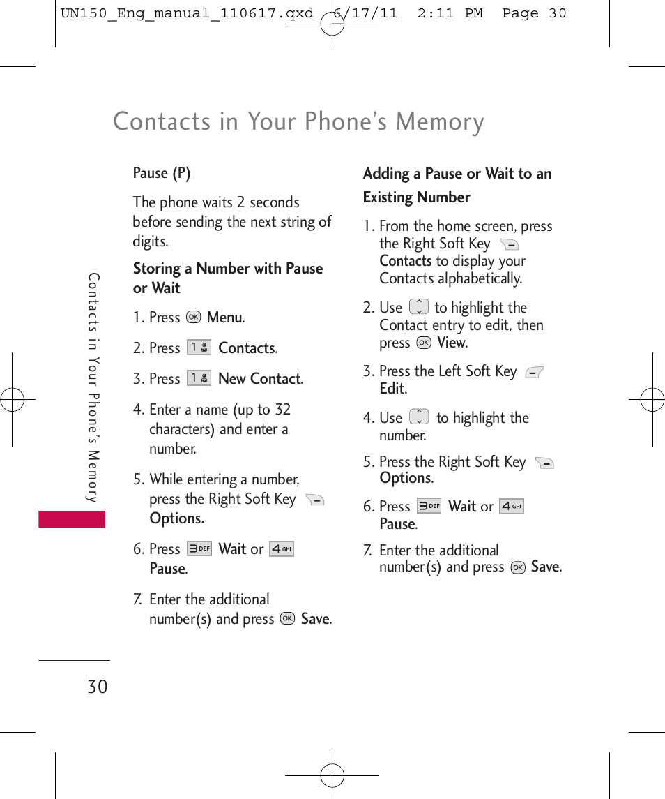 LG LGUN150 User Manual | Page 32 / 252
