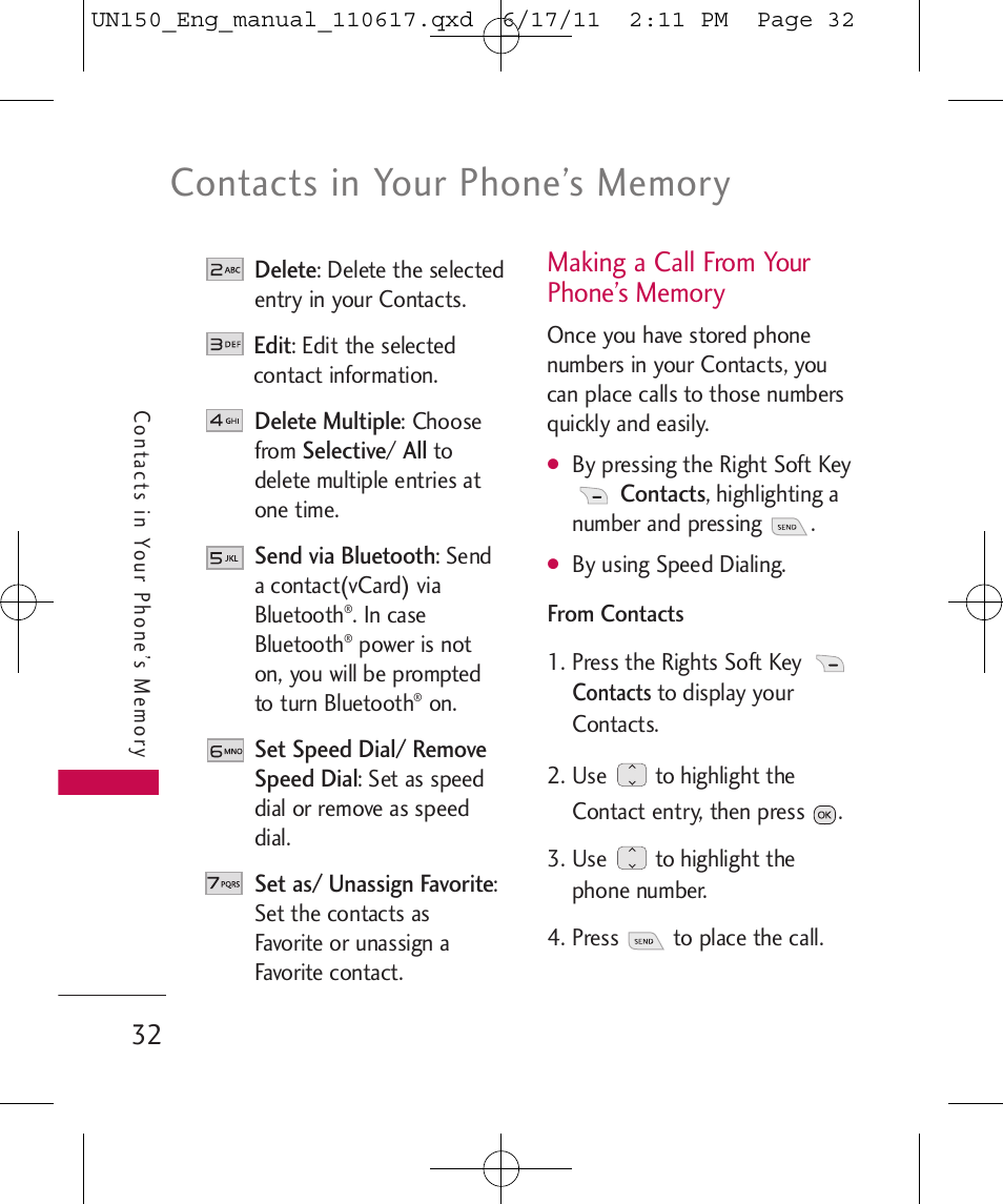 LG LGUN150 User Manual | Page 34 / 252
