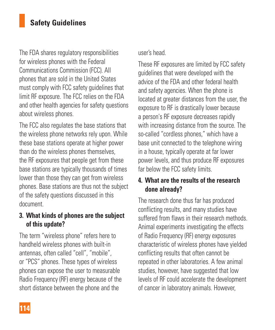 LG C410 User Manual | Page 114 / 124