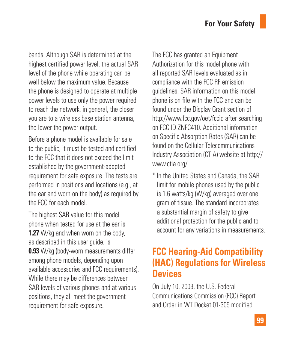 LG C410 User Manual | Page 99 / 124