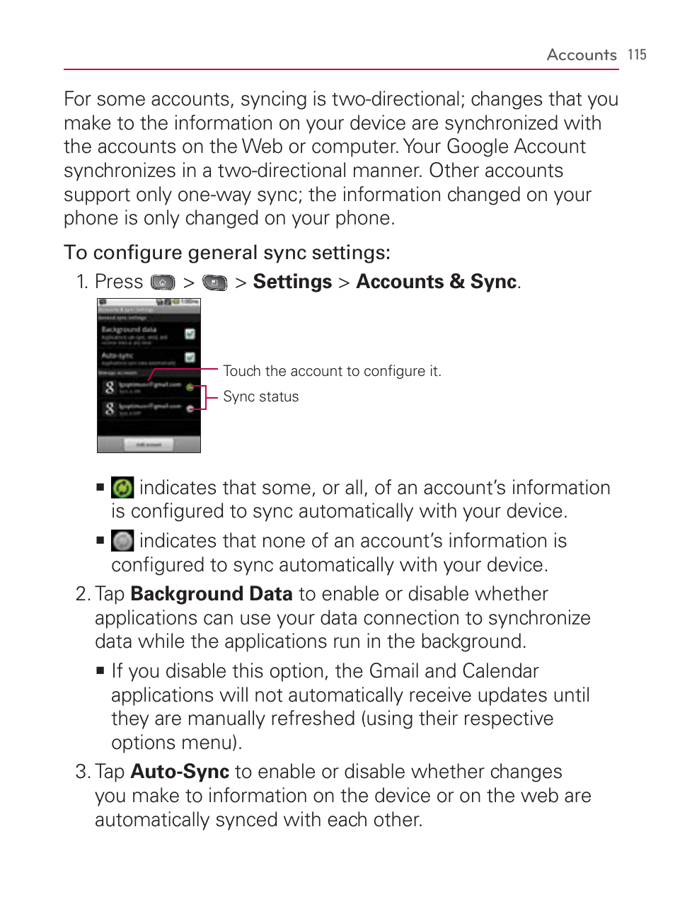 LG LGVM670 User Manual | Page 117 / 243