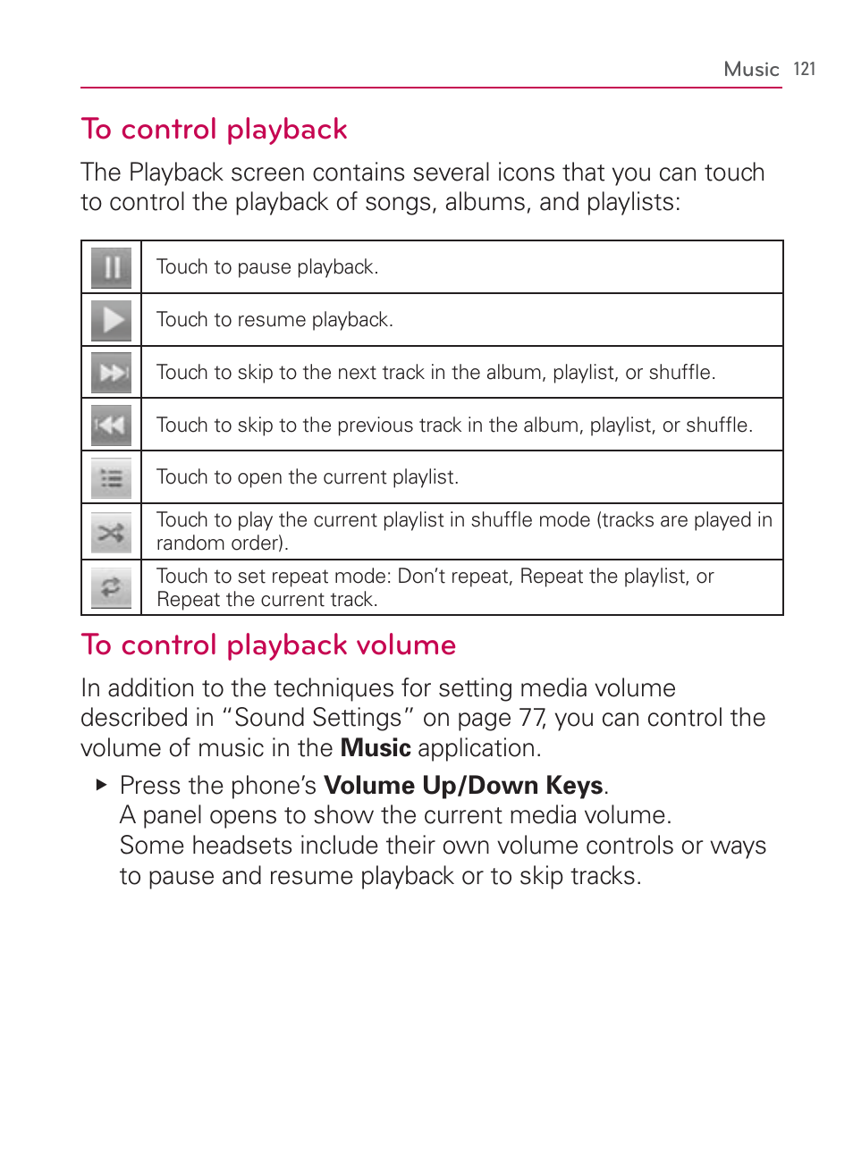 LG LGVM670 User Manual | Page 123 / 243