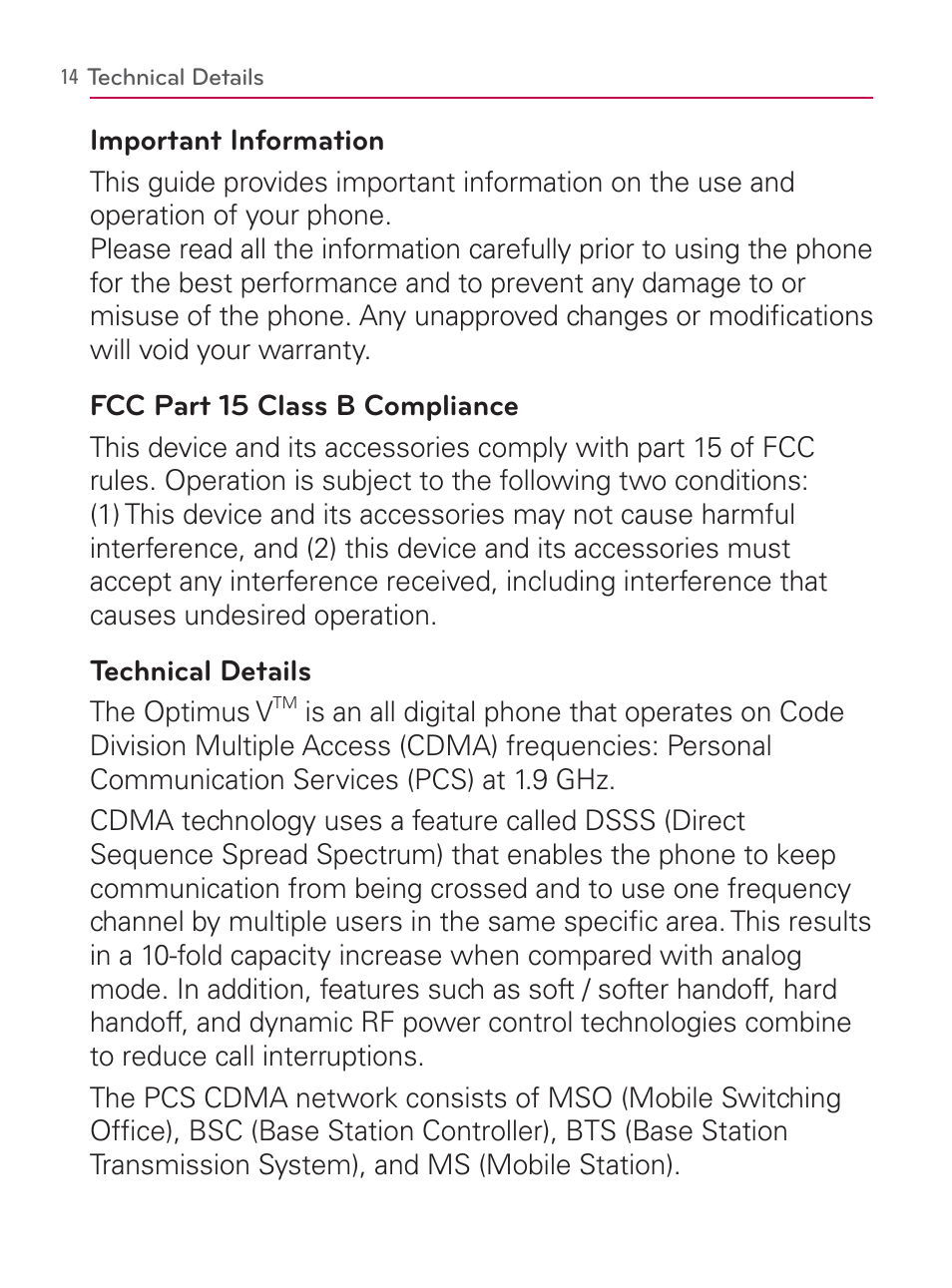 Technical details | LG LGVM670 User Manual | Page 16 / 243