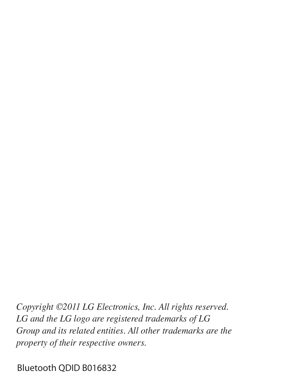 LG LGVM670 User Manual | Page 2 / 243