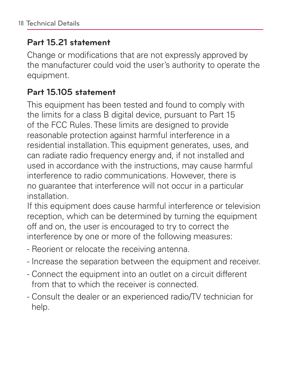 LG LGVM670 User Manual | Page 20 / 243