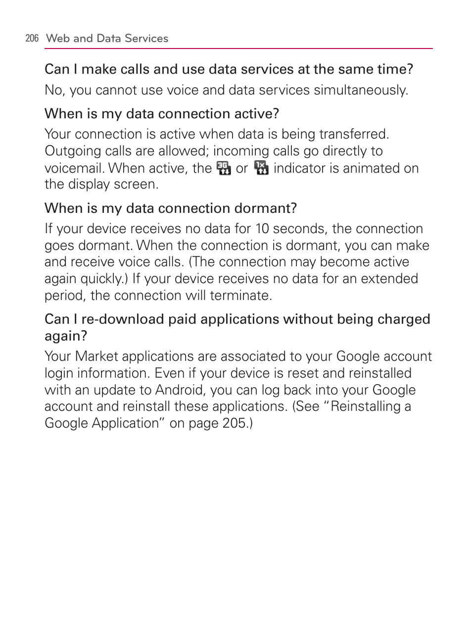 LG LGVM670 User Manual | Page 208 / 243