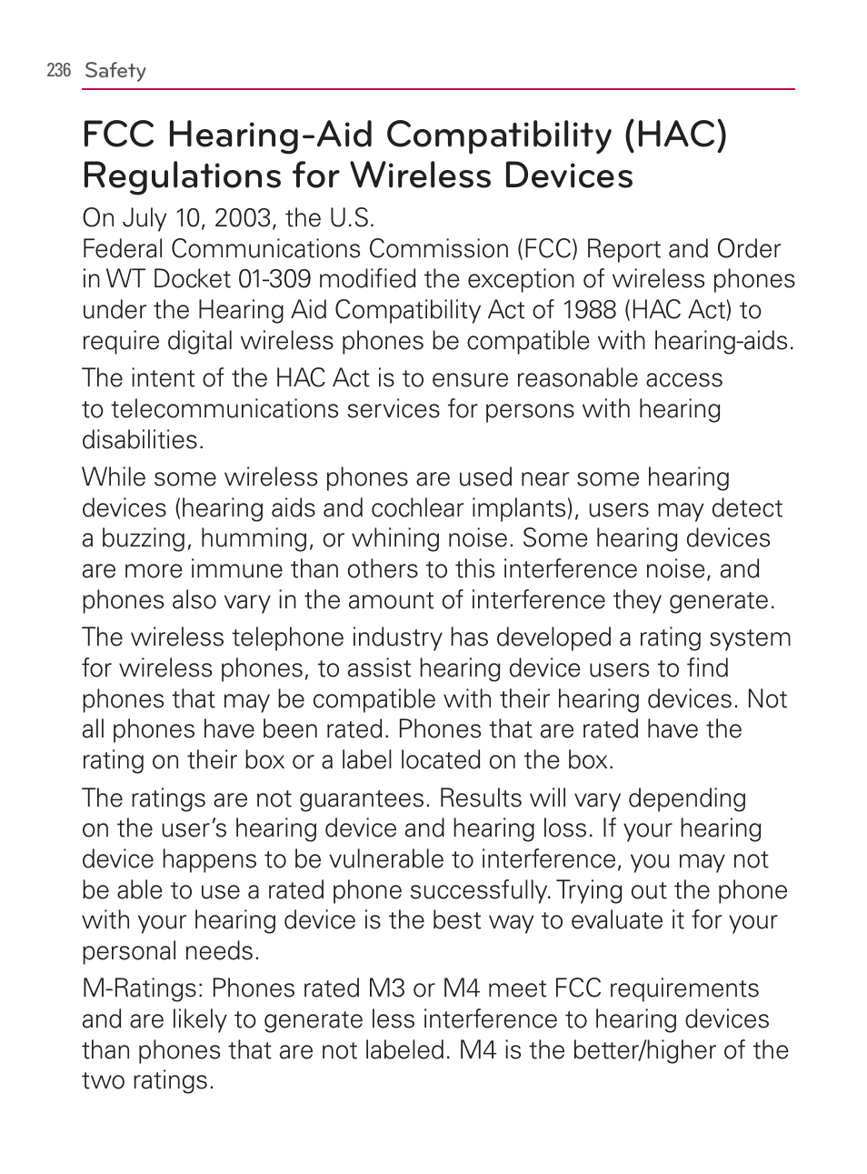 LG LGVM670 User Manual | Page 238 / 243