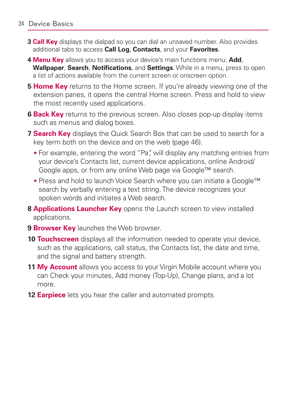 LG LGVM670 User Manual | Page 26 / 243