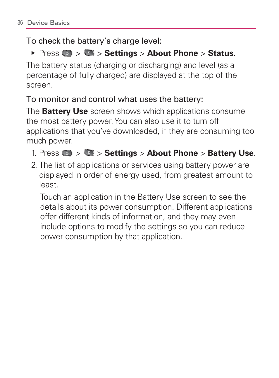 LG LGVM670 User Manual | Page 38 / 243