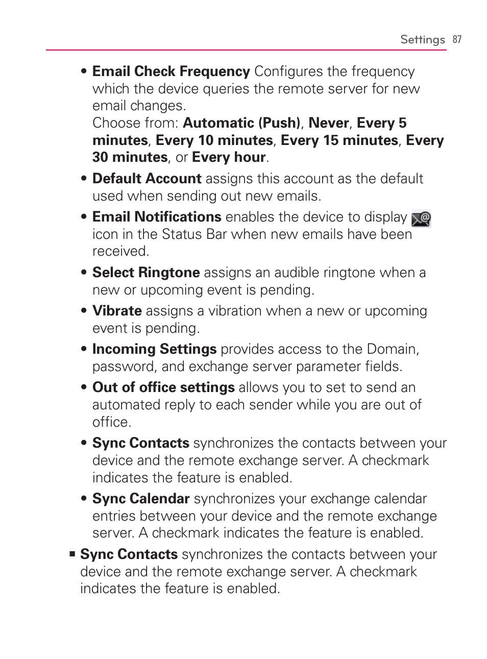 LG LGVM670 User Manual | Page 89 / 243