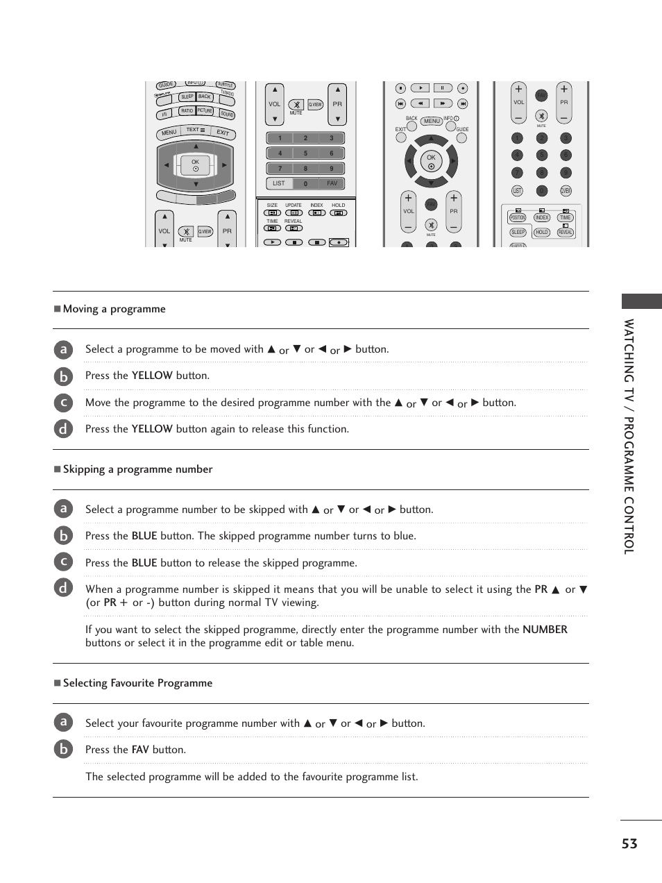 Wa tching tv / pr ogr amme contr ol | LG 37LF65 User Manual | Page 55 / 116