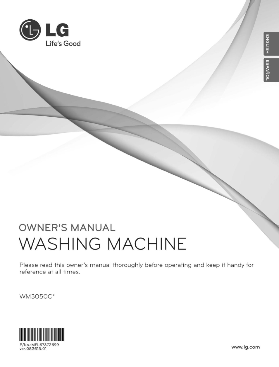Life's good, Washing machine | LG WM3250HWA User Manual | Page 2 / 81