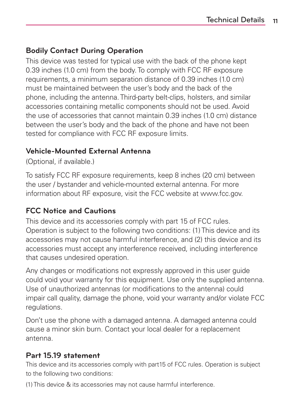 LG LGMS840 User Manual | Page 13 / 200