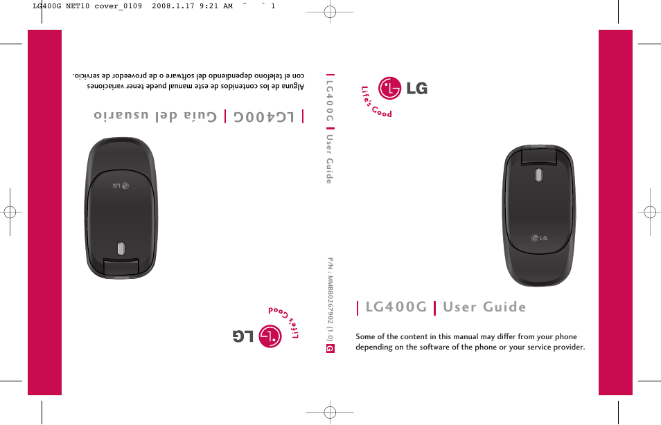 LG LG400G User Manual | 171 pages