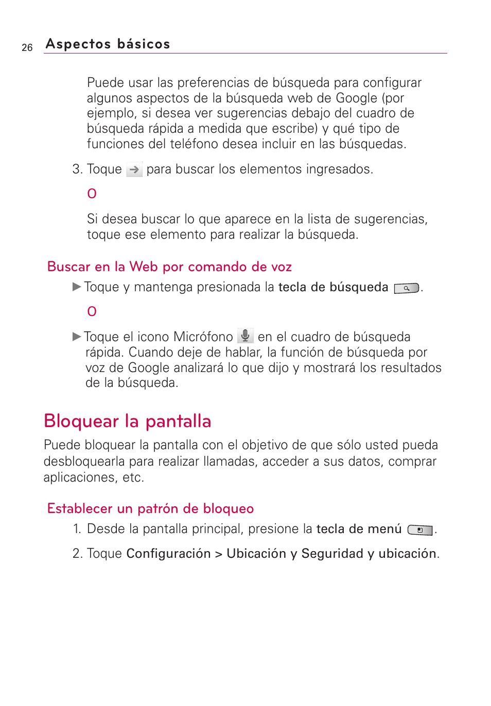 Bloquear la pantalla | LG Optimus MS690 User Manual | Page 178 / 314