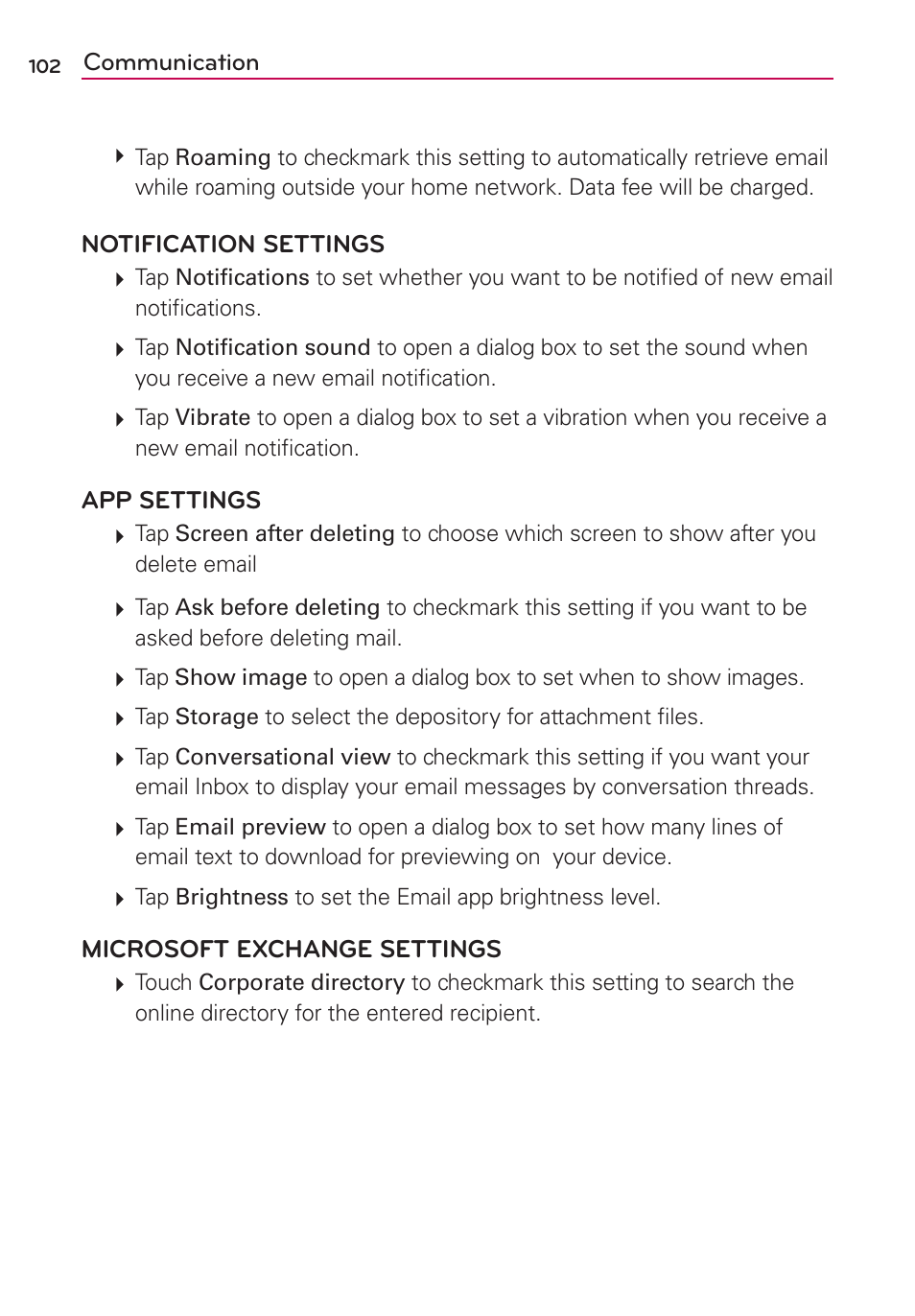 LG VS840 User Manual | Page 104 / 222