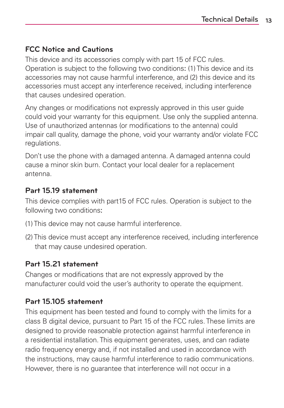 LG VS840 User Manual | Page 15 / 222