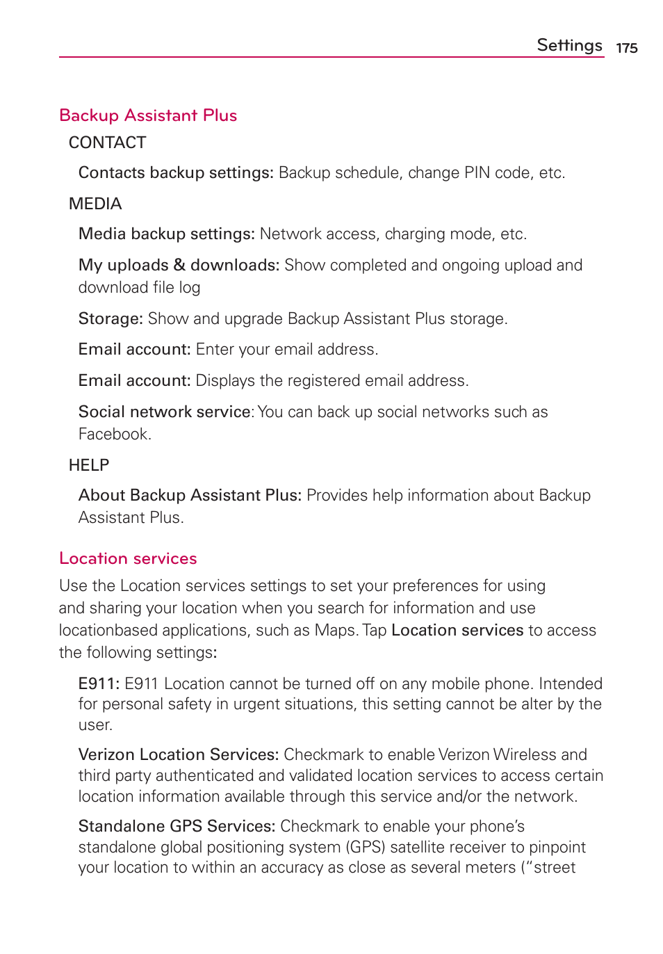 LG VS840 User Manual | Page 177 / 222