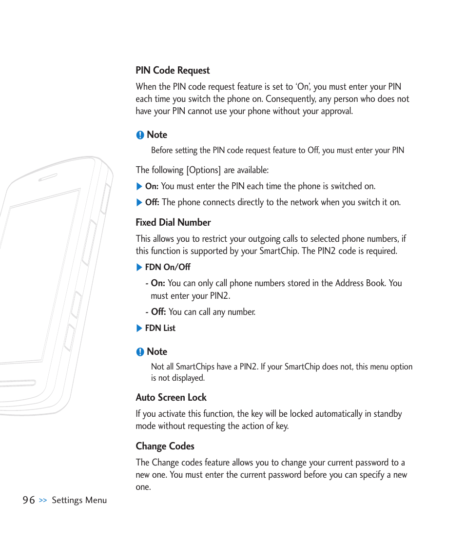 LG CU915 User Manual | Page 100 / 136