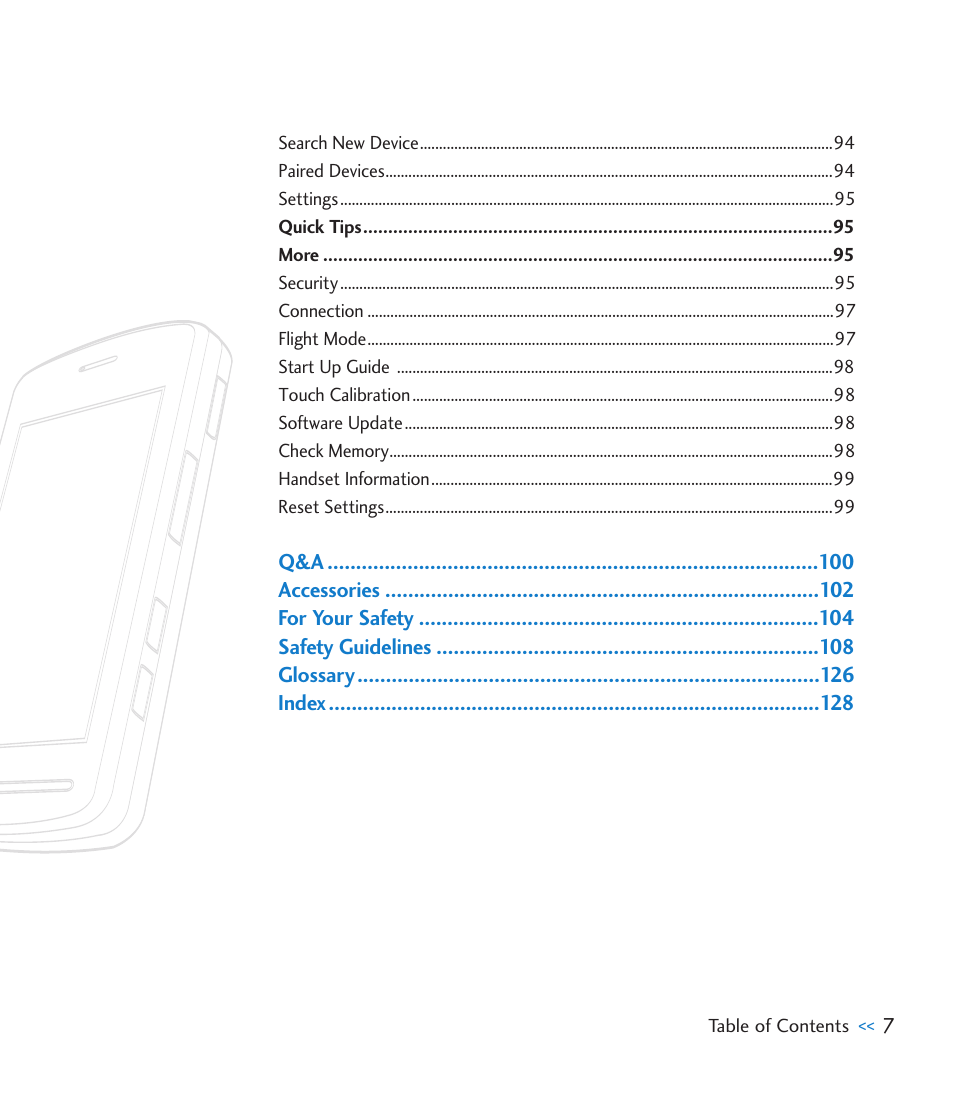LG CU915 User Manual | Page 11 / 136