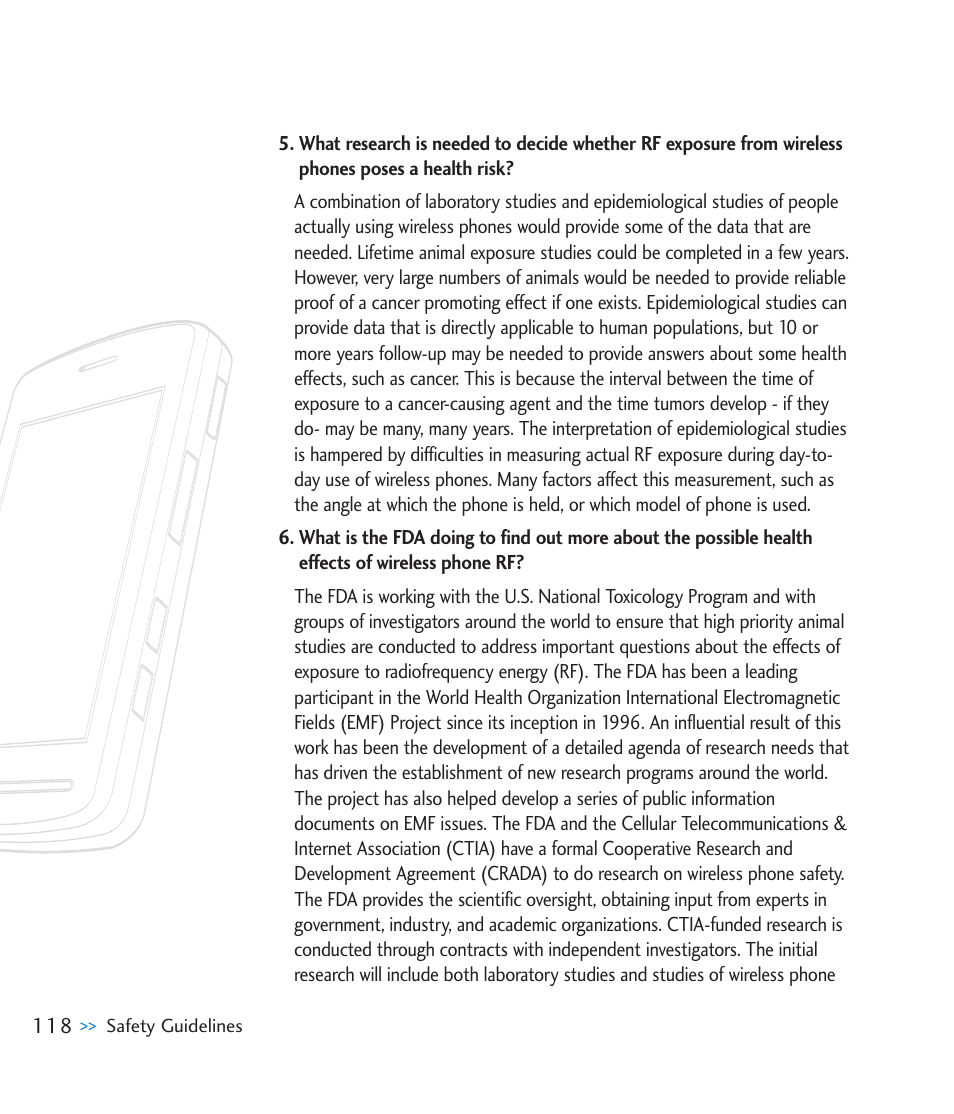 LG CU915 User Manual | Page 122 / 136