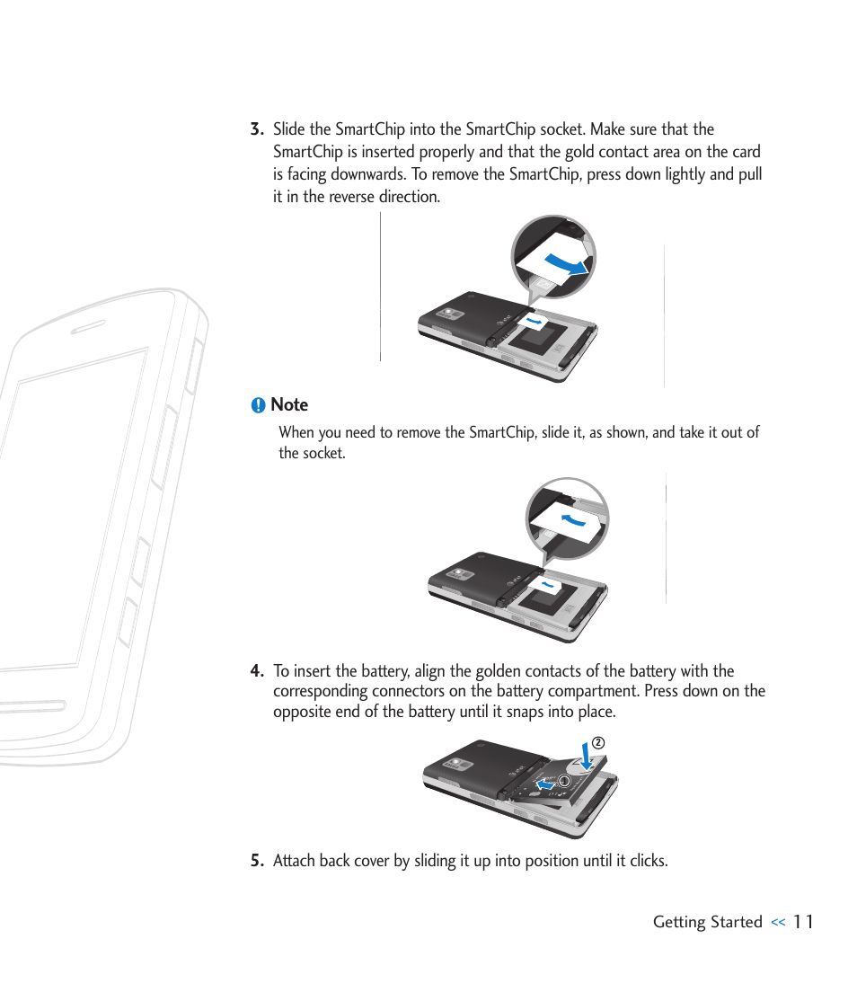 LG CU915 User Manual | Page 15 / 136