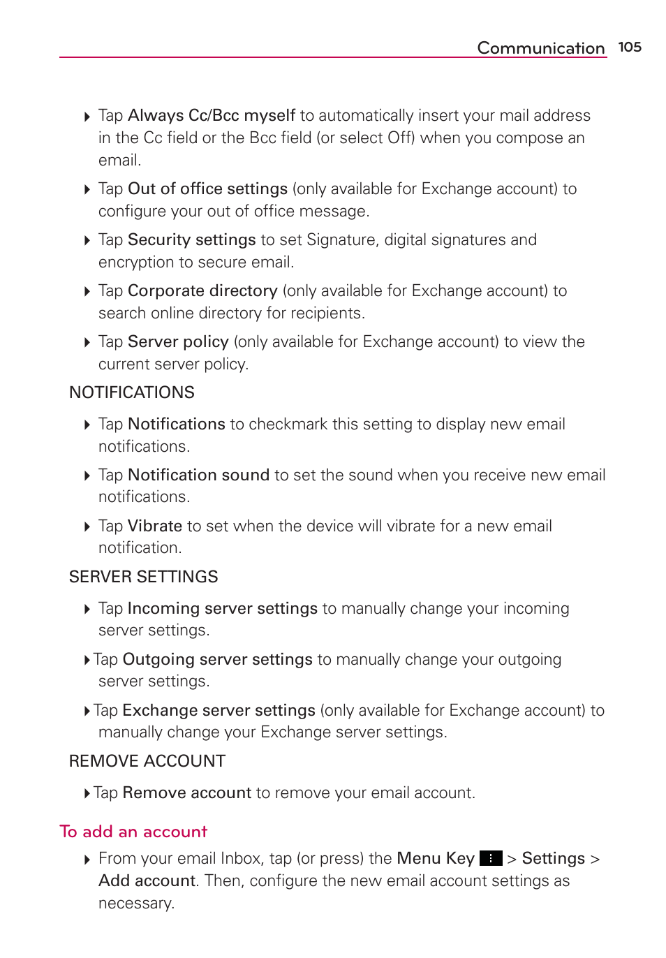 LG LGVS890 User Manual | Page 107 / 231