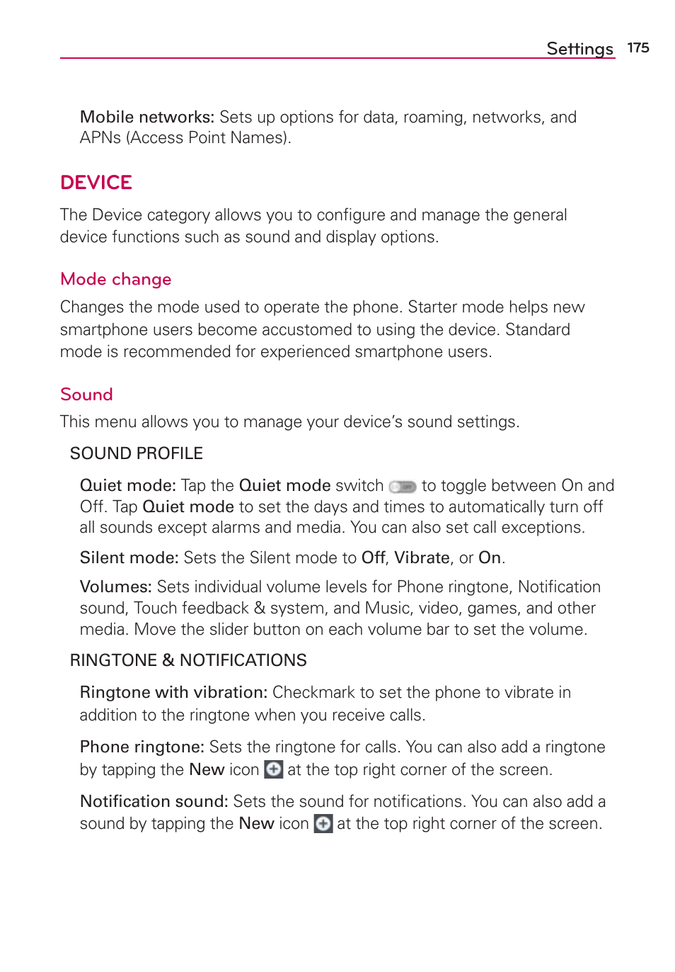 Device | LG LGVS890 User Manual | Page 177 / 231