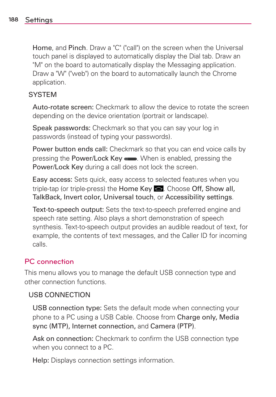 LG LGVS890 User Manual | Page 190 / 231