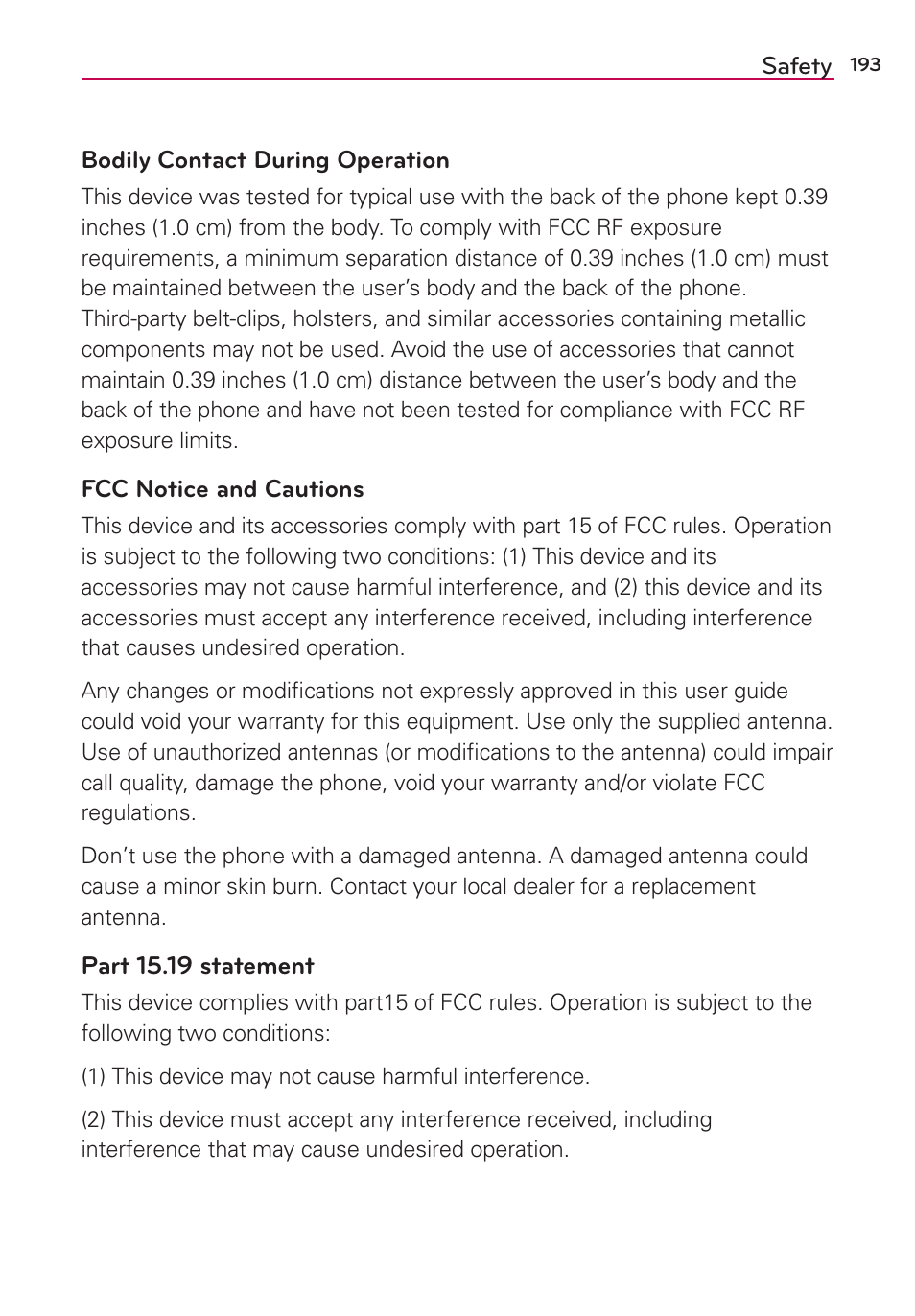 LG LGVS890 User Manual | Page 195 / 231