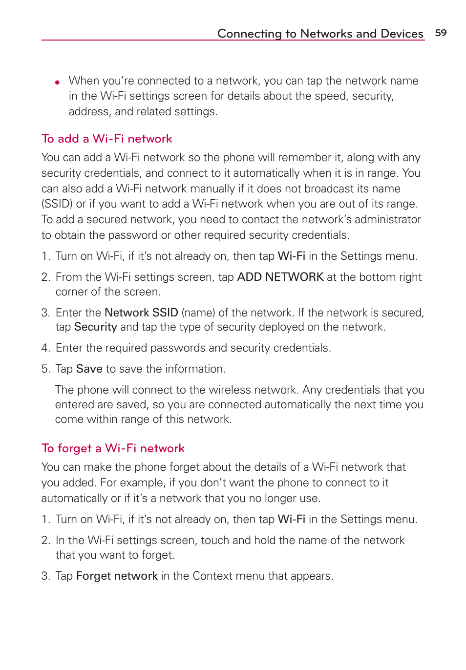 LG LGVS890 User Manual | Page 61 / 231