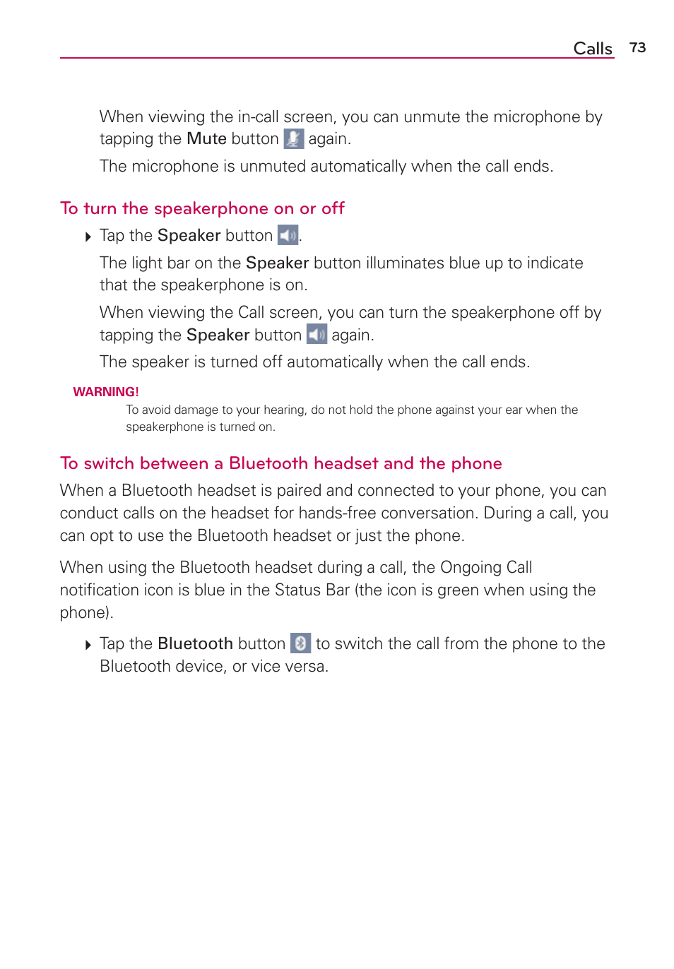 LG LGVS890 User Manual | Page 75 / 231
