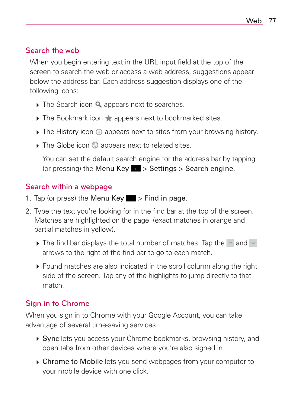 LG LGVS890 User Manual | Page 79 / 231