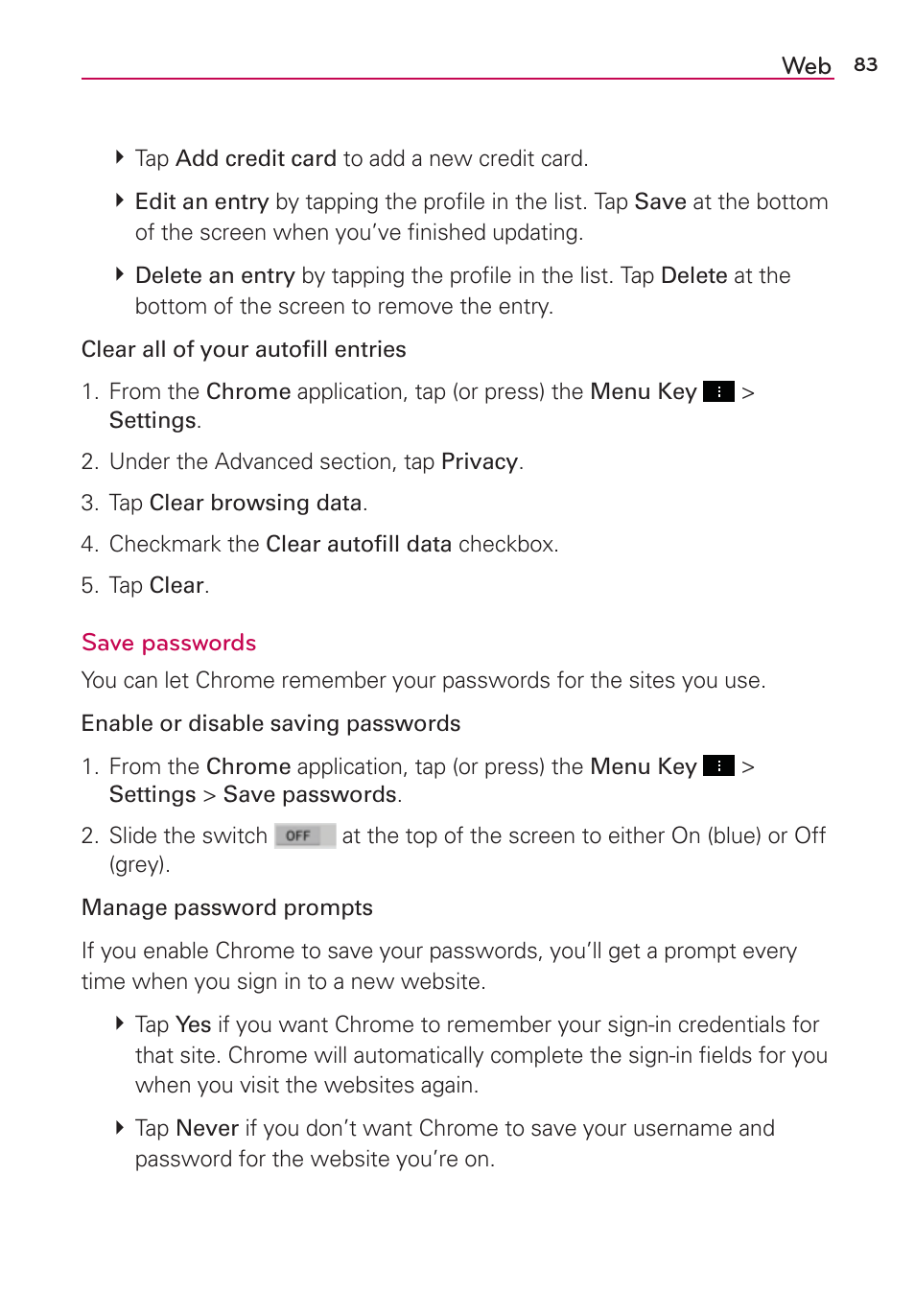 LG LGVS890 User Manual | Page 85 / 231
