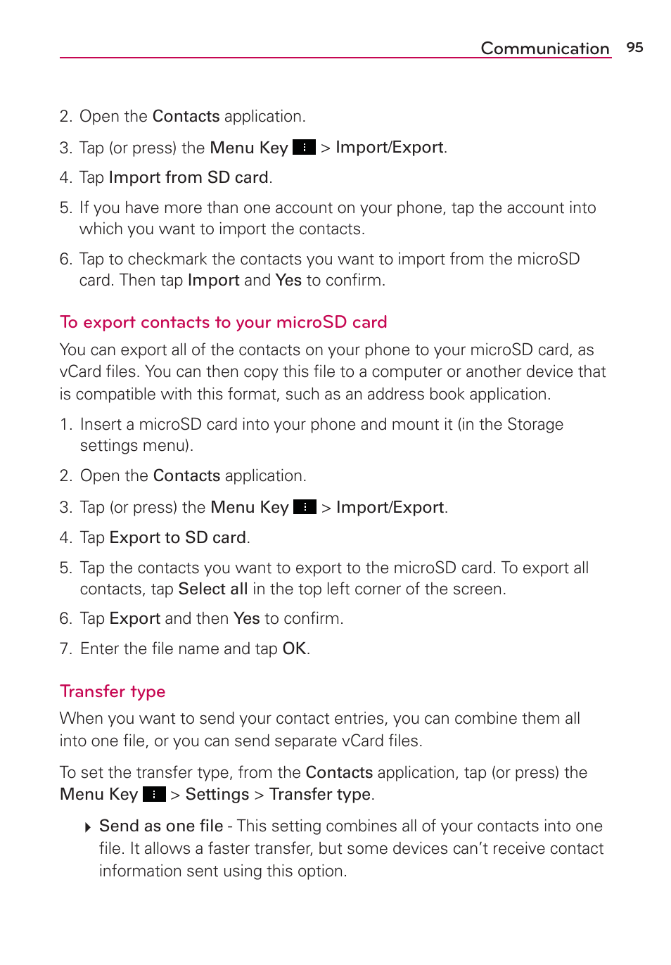 LG LGVS890 User Manual | Page 97 / 231