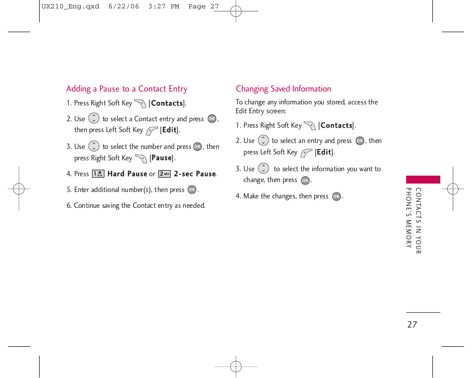 LG LGUX210 User Manual | Page 27 / 96