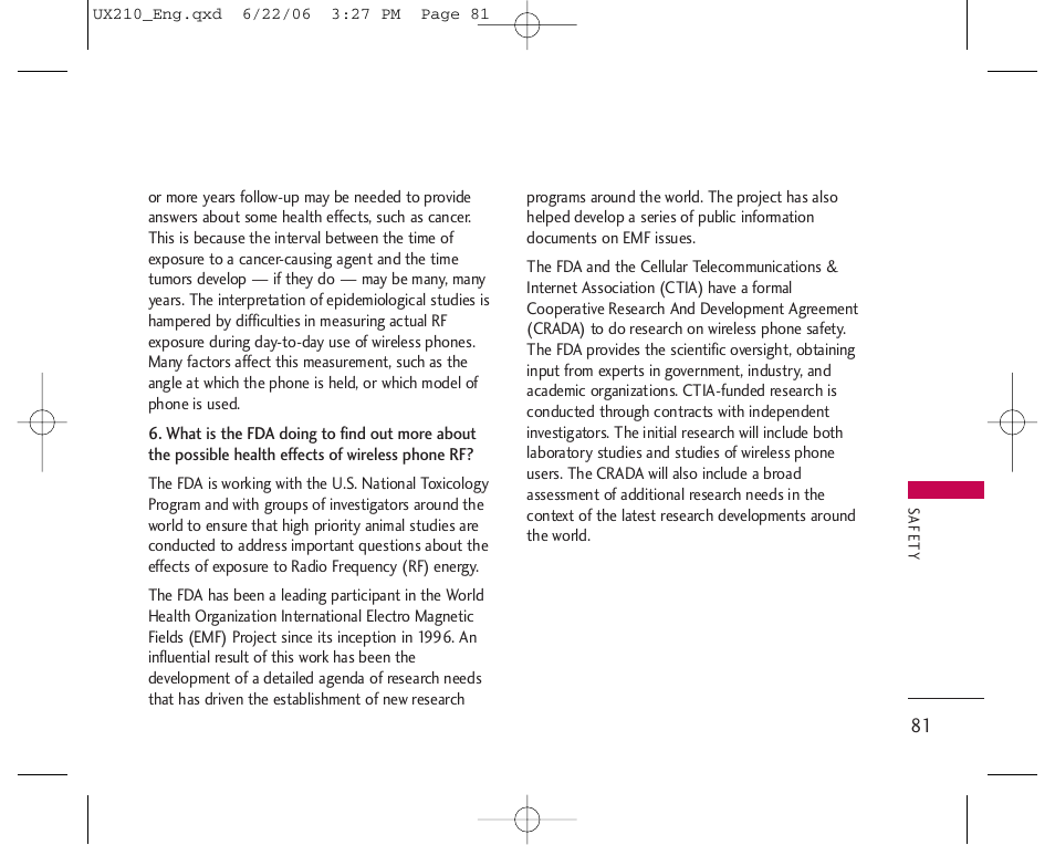 LG LGUX210 User Manual | Page 81 / 96