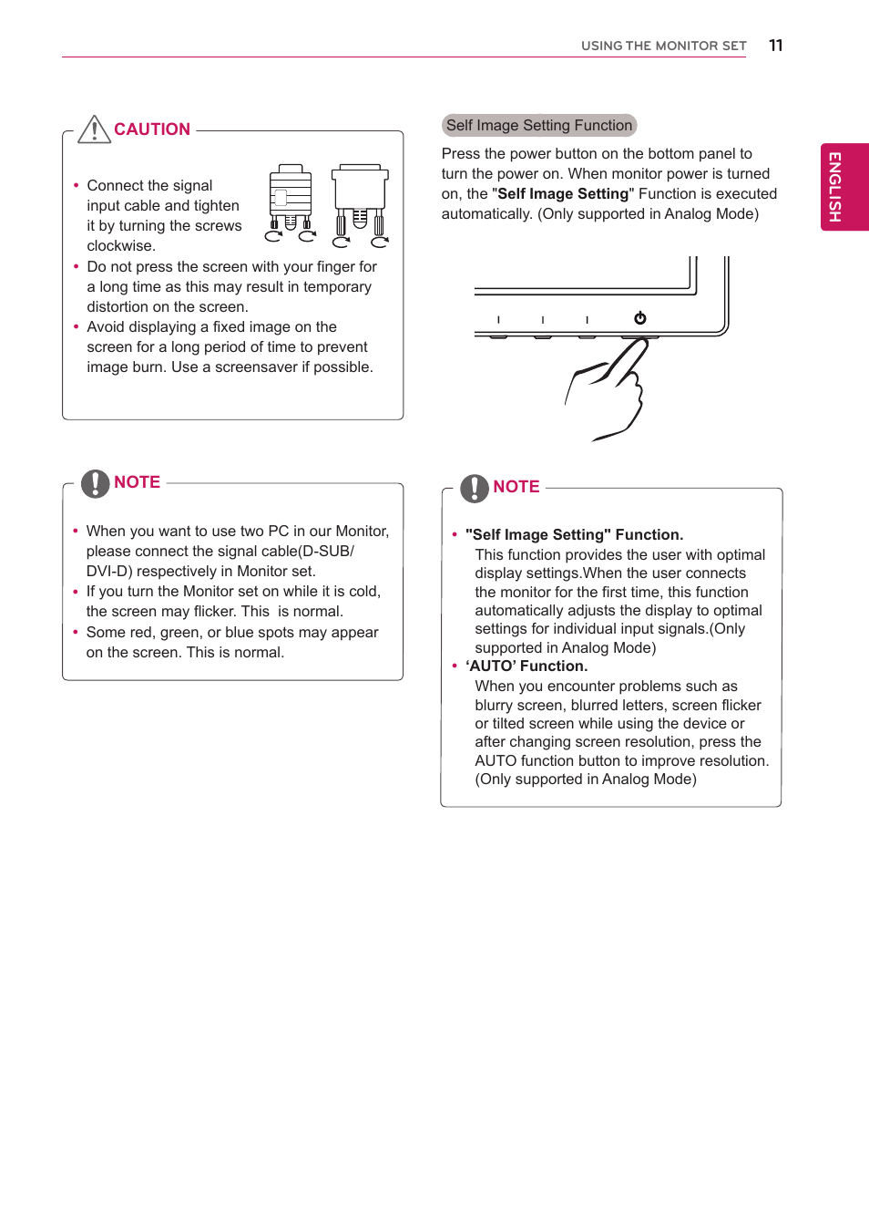 LG IPS225T-BN User Manual | Page 11 / 26