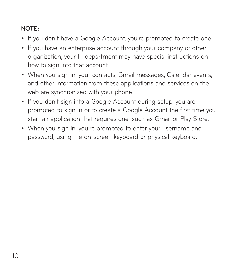 LG LGL75C User Manual | Page 10 / 48