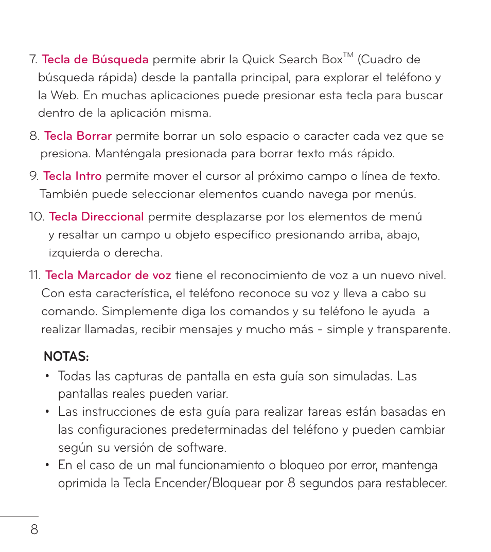 LG LGL75C User Manual | Page 30 / 48