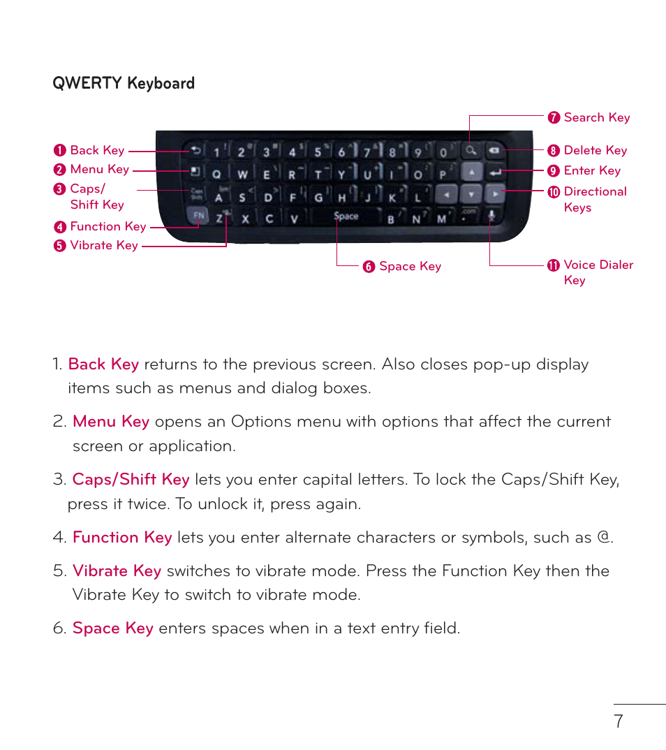 LG LGL75C User Manual | Page 7 / 48