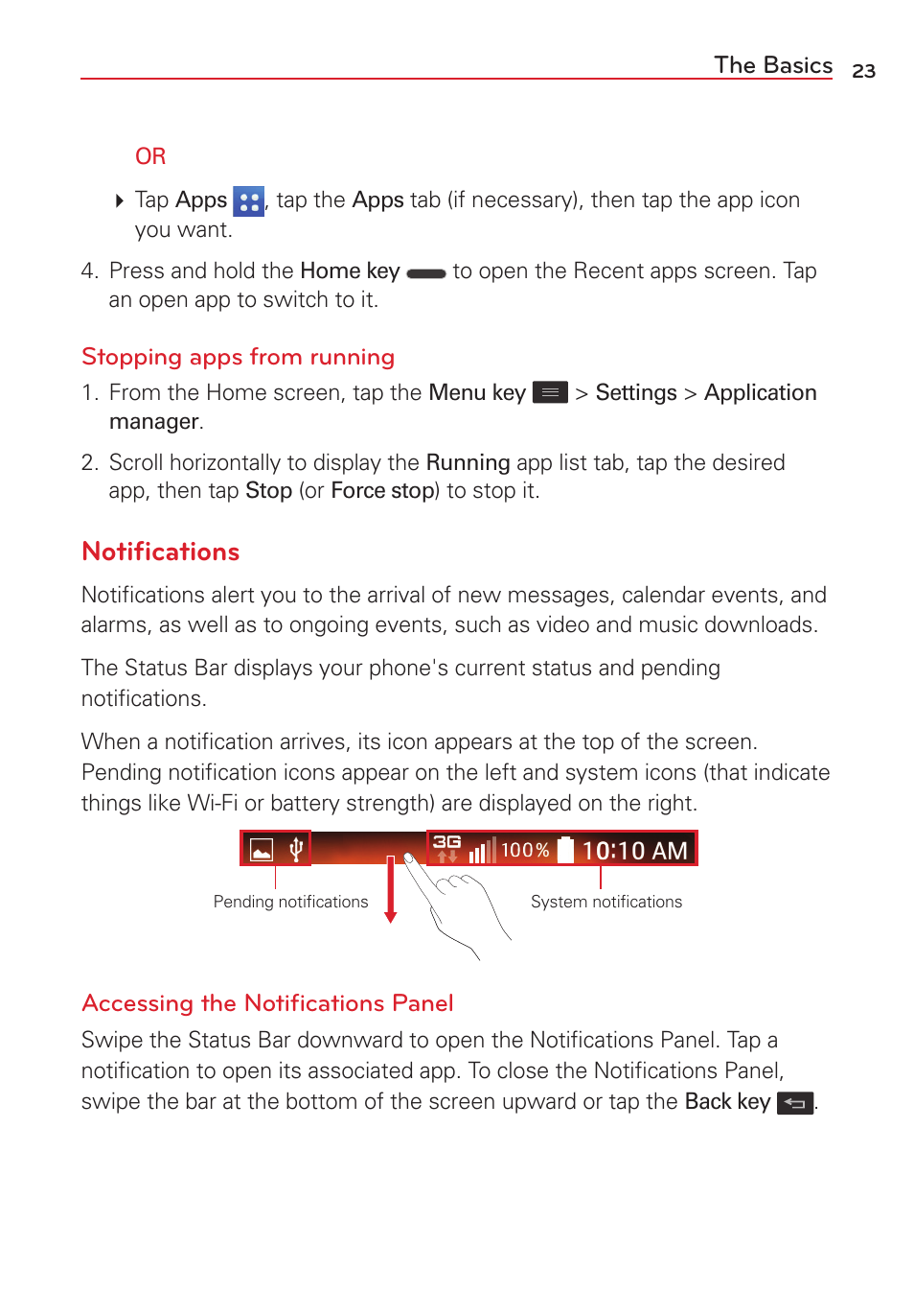 Notiﬁcations | LG LGVS450PP User Manual | Page 25 / 133