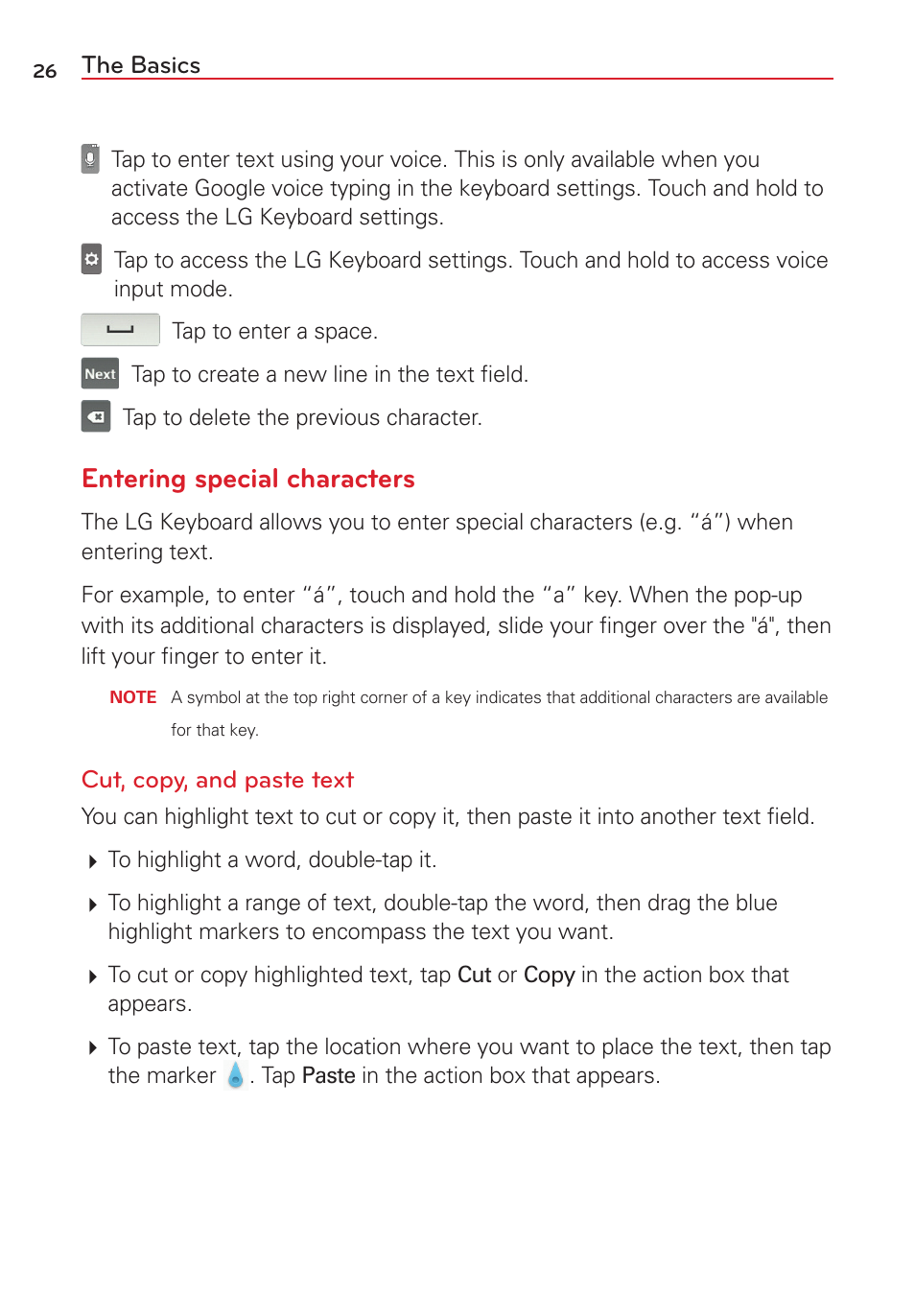 Entering special characters | LG LGVS450PP User Manual | Page 28 / 133