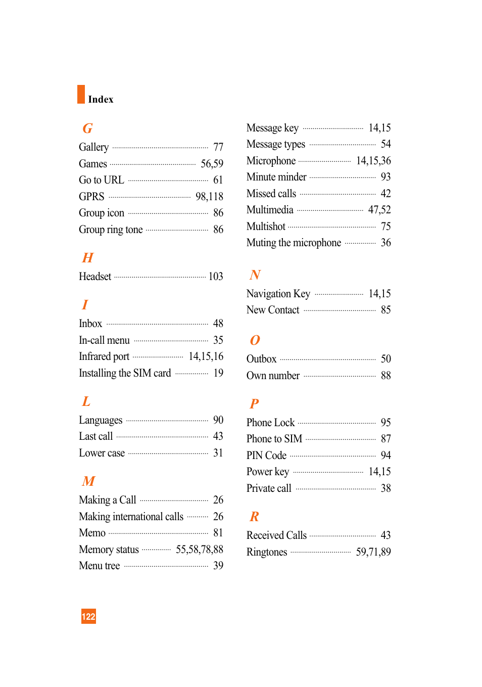 LG A7110 User Manual | Page 124 / 262