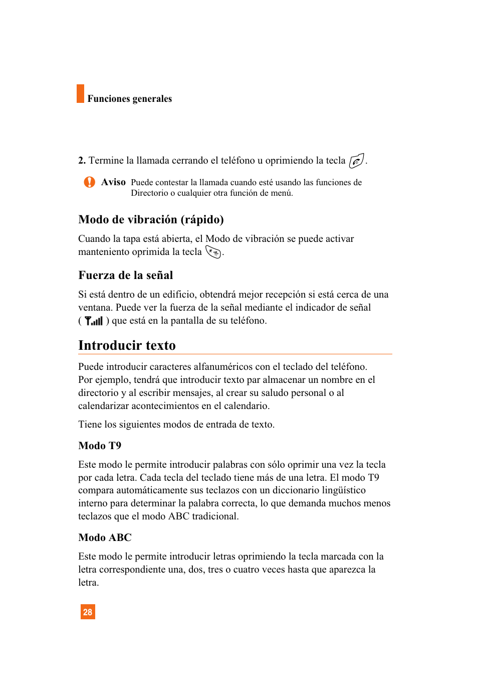 Introducir texto | LG A7110 User Manual | Page 156 / 262