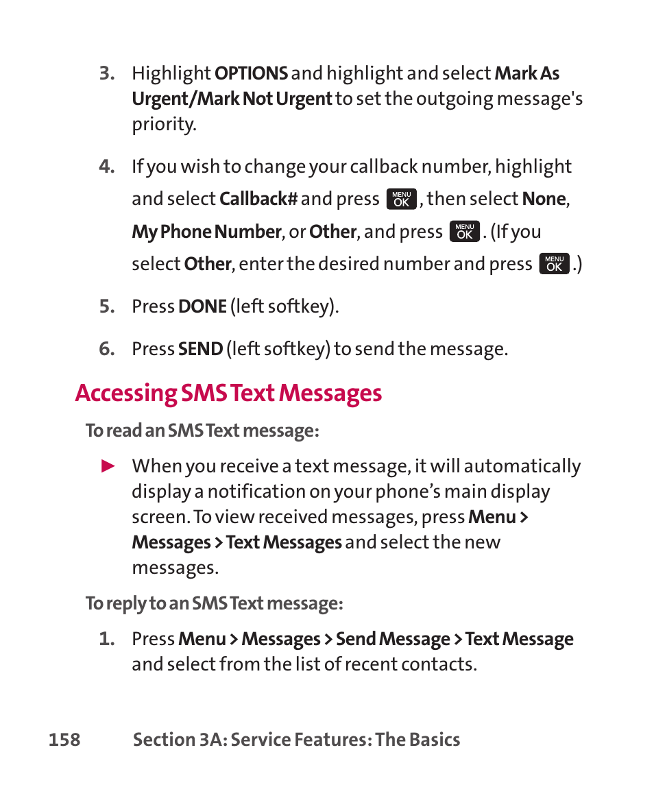 Accessing sms text messages | LG LGLX265 User Manual | Page 172 / 438