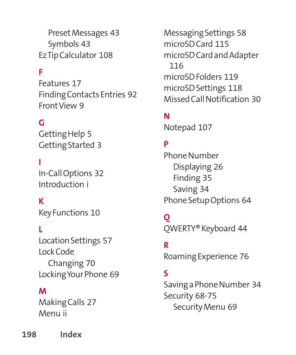 LG LGLX265 User Manual | Page 212 / 438