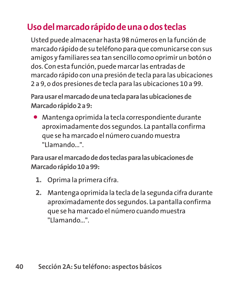 Uso del marcado rápido de una o dos teclas | LG LGLX265 User Manual | Page 267 / 438