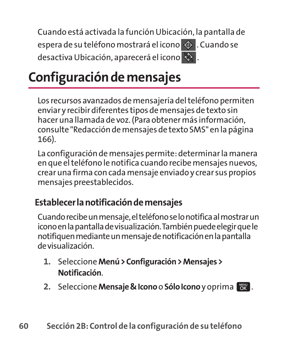 Configuración de mensajes | LG LGLX265 User Manual | Page 287 / 438